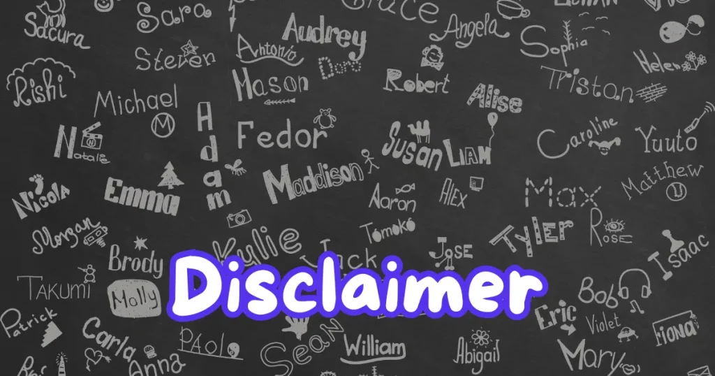 Disclaimer