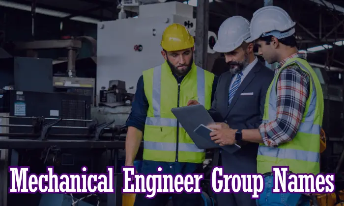 mechanical engineer group names